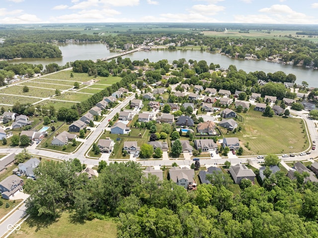 2025 W Morse Dr, Cicero, IN 46034 - aerial view of property and surrounding area with a nearby body of water and nearby suburban area