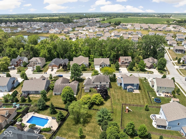 2025 W Morse Dr, Cicero, IN 46034 - aerial view of property and surrounding area with nearby suburban area and a nearby body of water