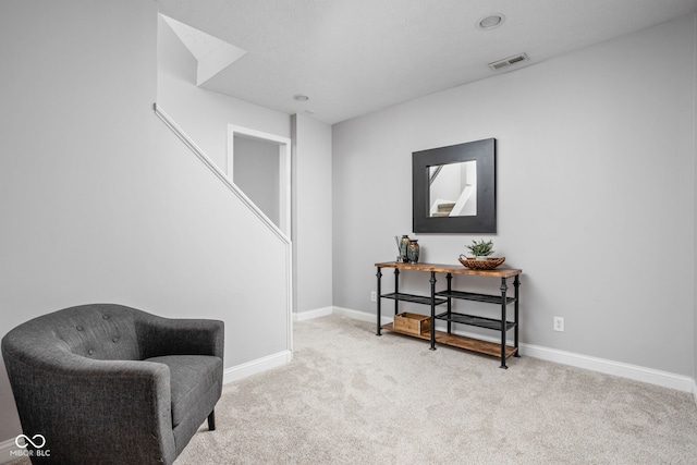 2025 W Morse Dr, Cicero, IN 46034 - sitting room featuring carpet and baseboards