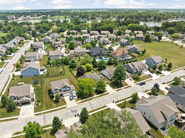 2025 W Morse Dr, Cicero, IN 46034 - aerial perspective of suburban area with a large body of water