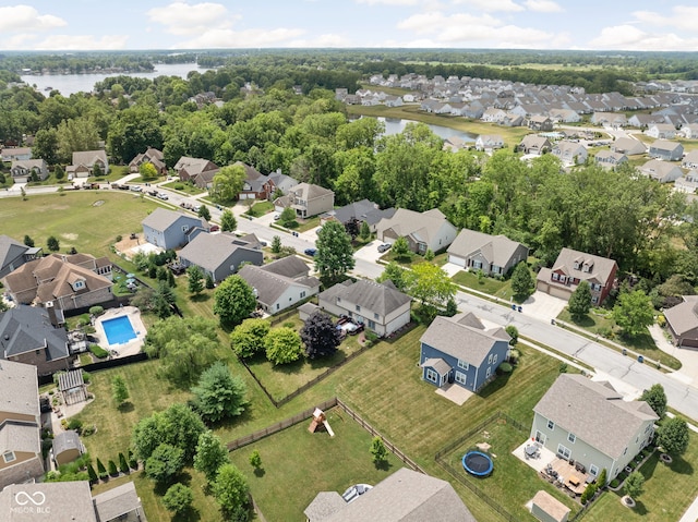 2025 W Morse Dr, Cicero, IN 46034 - aerial perspective of suburban area featuring a nearby body of water