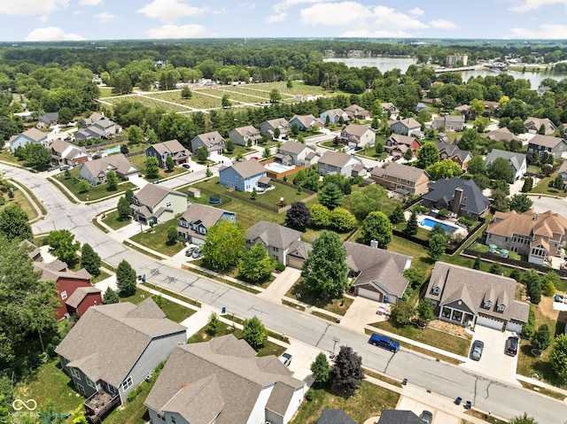 2025 W Morse Dr, Cicero, IN 46034 - aerial view of residential area with a large body of water