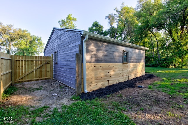 1453 Churchill Rd, Franklin, IN 46131 - view of outbuilding with a gate