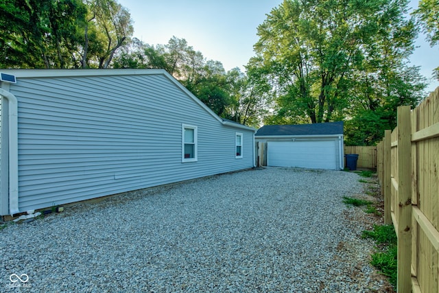 1453 Churchill Rd, Franklin, IN 46131 - view of yard featuring an outbuilding and a detached garage