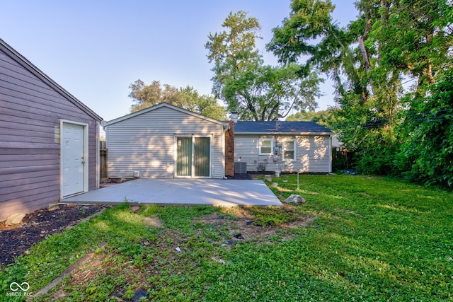 1453 Churchill Rd, Franklin, IN 46131 - back of property featuring a patio and a yard