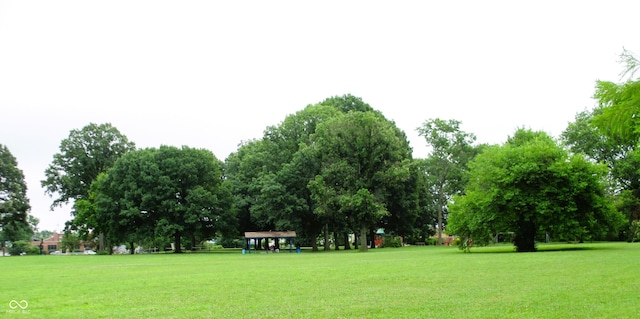 6808 Summer Time Dr, Indianapolis, IN 46226 - view of community featuring a gazebo and a lawn