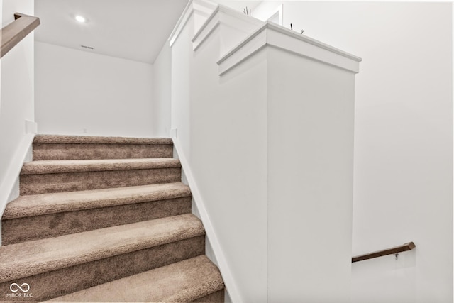 7239 Governors Row, Avon, IN 46123 - staircase with recessed lighting