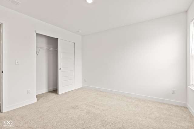 7239 Governors Row, Avon, IN 46123 - unfurnished bedroom with carpet flooring, a closet, and recessed lighting