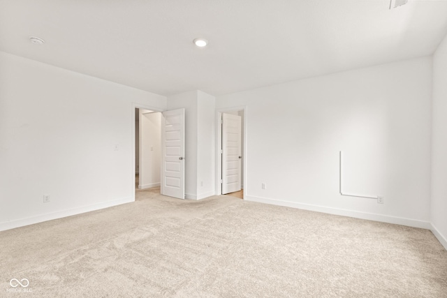 7239 Governors Row, Avon, IN 46123 - unfurnished bedroom with light carpet and recessed lighting