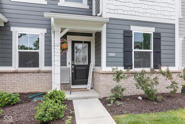 7239 Governors Row, Avon, IN 46123 - property entrance featuring brick siding