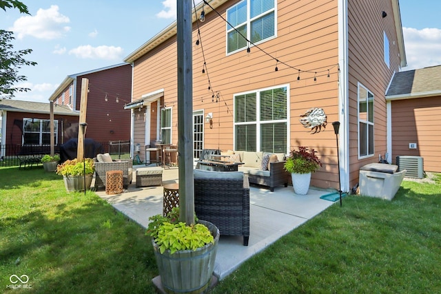 16745 Del Mar Way, Westfield, IN 46074 - rear view of house with outdoor lounge area and a patio area