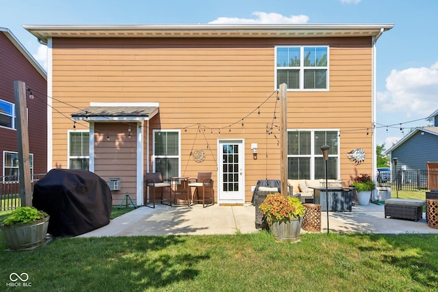 16745 Del Mar Way, Westfield, IN 46074 - rear view of house featuring a patio area and outdoor lounge area