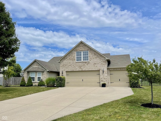 8202 Stonelick Dr, Avon, IN 46123 - traditional-style house featuring brick siding, concrete driveway, a garage, and an attached garage