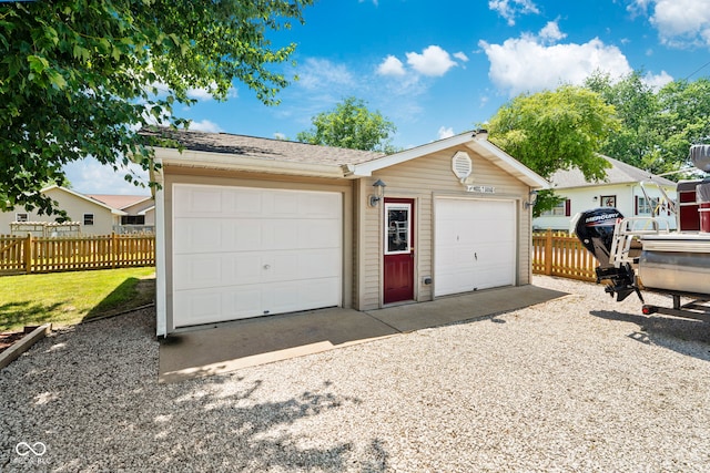 1044 Miller St, Clinton, IN 47842 - view of detached garage