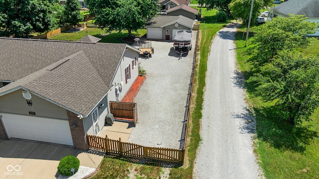 1044 Miller St, Clinton, IN 47842 - aerial perspective of suburban area