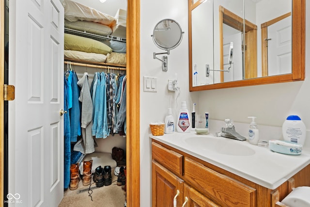 1044 Miller St, Clinton, IN 47842 - bathroom featuring vanity