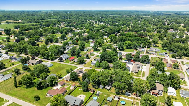 1044 Miller St, Clinton, IN 47842 - aerial perspective of suburban area