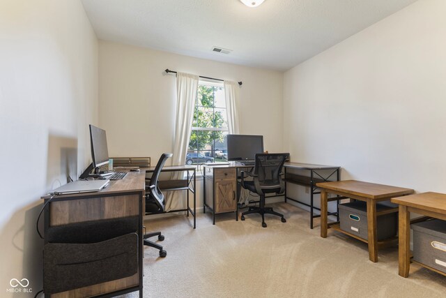 7009 Thousand Oaks Ln, Indianapolis, IN 46214 - office area with light colored carpet