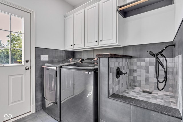 11354 Redwing Ct, Fishers, IN 46037 - laundry room with cabinet space and separate washer and dryer
