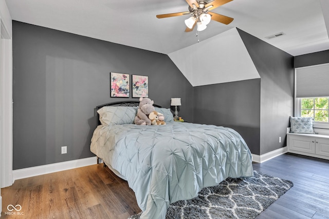 11354 Redwing Ct, Fishers, IN 46037 - bedroom with wood finished floors and a ceiling fan
