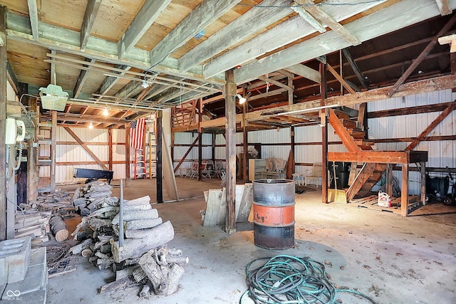 3280 E 300 S, Greenfield, IN 46140 - view of unfinished below grade area