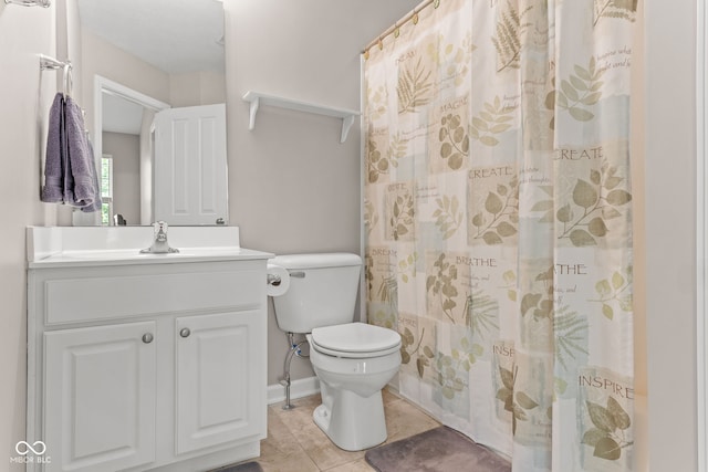 866 Rosalind Pl, Carmel, IN 46032 - full bath with vanity and tile patterned flooring