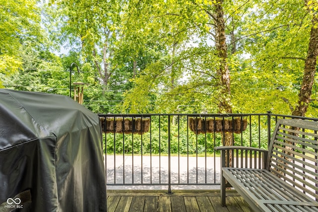 866 Rosalind Pl, Carmel, IN 46032 - deck featuring a grill