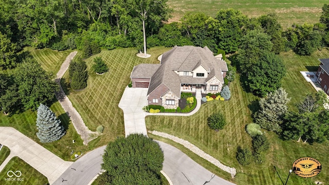 4545 Pascagoula Run, Greenwood, IN 46143 - aerial view of property and surrounding area