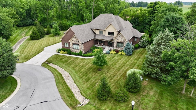 4545 Pascagoula Run, Greenwood, IN 46143 - aerial view of property and surrounding area