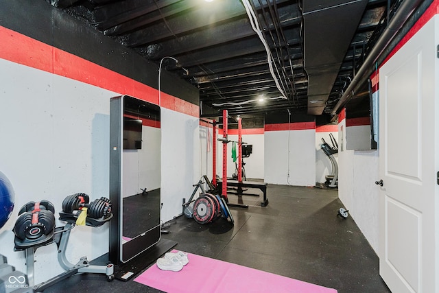 4545 Pascagoula Run, Greenwood, IN 46143 - view of exercise area