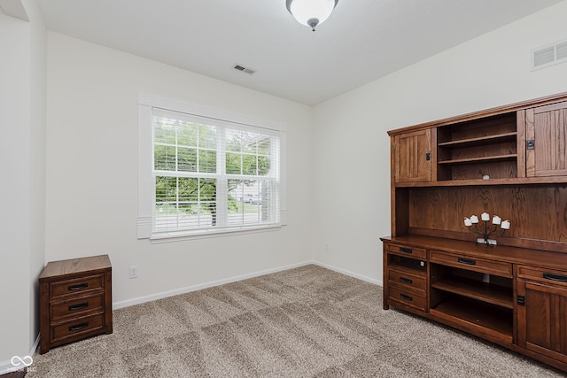12291 Cobblestone Dr, Fishers, IN 46037 - unfurnished office featuring light colored carpet and baseboards