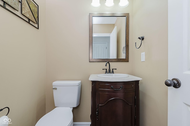 12291 Cobblestone Dr, Fishers, IN 46037 - bathroom with toilet and vanity