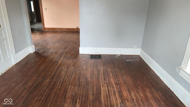 1338 Glenn Ave, Wabash, IN 46992 - spare room featuring hardwood / wood-style floors and baseboards