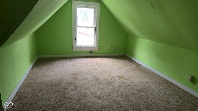 1338 Glenn Ave, Wabash, IN 46992 - additional living space with vaulted ceiling, healthy amount of natural light, and carpet