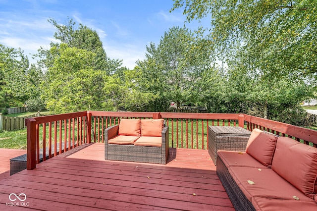 12034 Gatwick View Dr, Fishers, IN 46037 - deck with an outdoor hangout area