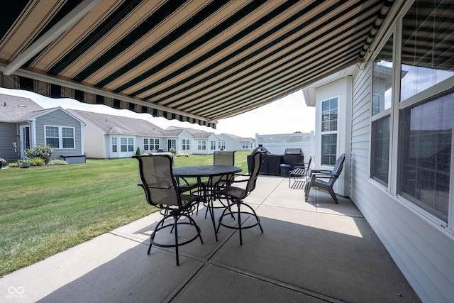 12985 Merlot Ln, Fishers, IN 46037 - view of patio / terrace featuring outdoor dining area