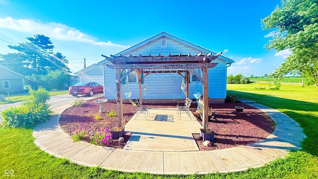 5964 E 250 N, Greenfield, IN 46140 - view of patio / terrace featuring a pergola