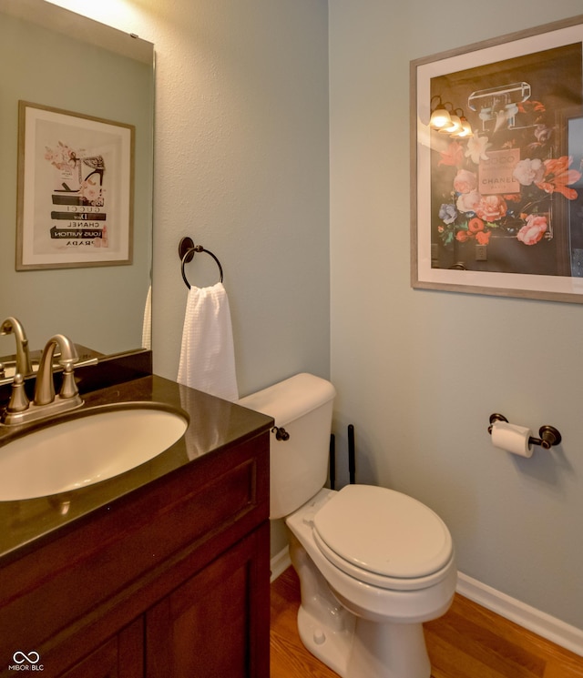 14521 Stewart Cir, Fishers, IN 46038 - bathroom featuring vanity and wood finished floors