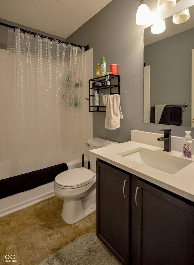 14521 Stewart Cir, Fishers, IN 46038 - bathroom featuring vanity and shower / bath combo with shower curtain