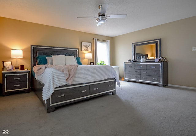14521 Stewart Cir, Fishers, IN 46038 - bedroom with carpet floors and a ceiling fan