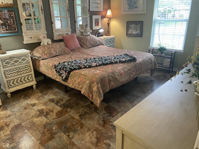 5333 Thornridge Pl, Indianapolis, IN 46237 - bedroom with baseboards and stone finish flooring