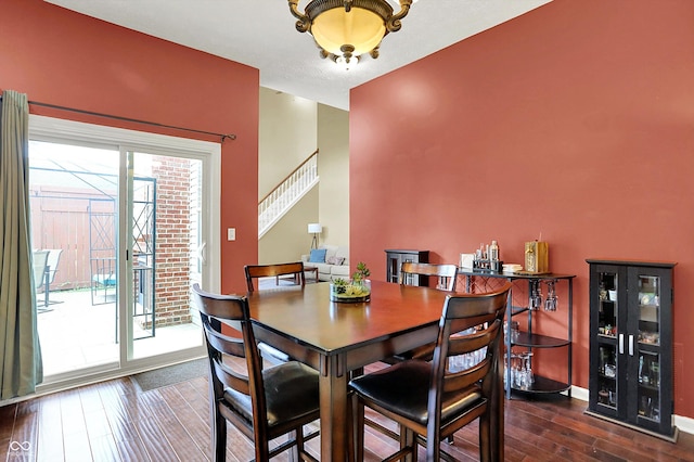4219 Trilithon Ct, West Lafayette, IN 47906 - dining space with wood-type flooring and baseboards