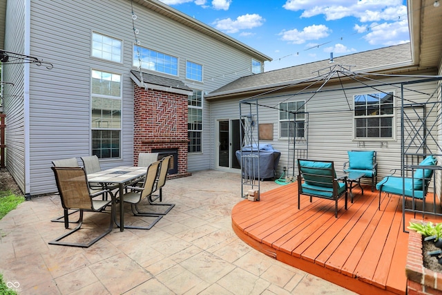 4219 Trilithon Ct, West Lafayette, IN 47906 - view of patio with outdoor dining area