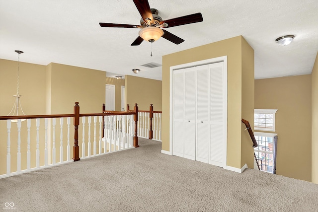 4219 Trilithon Ct, West Lafayette, IN 47906 - corridor with an upstairs landing and carpet floors