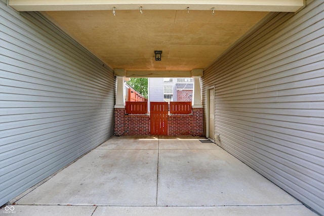 4219 Trilithon Ct, West Lafayette, IN 47906 - view of patio / terrace with an attached carport