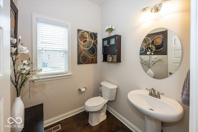 15540 Provincial Ln, Fishers, IN 46040 - bathroom with toilet and wood finished floors