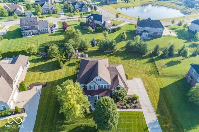 15540 Provincial Ln, Fishers, IN 46040 - aerial perspective of suburban area featuring a nearby body of water