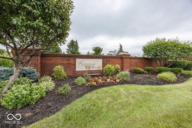 15540 Provincial Ln, Fishers, IN 46040 - community sign with a yard