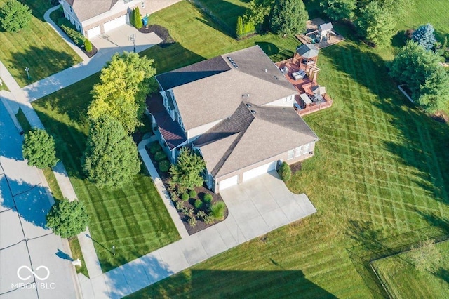 15540 Provincial Ln, Fishers, IN 46040 - aerial view of property and surrounding area
