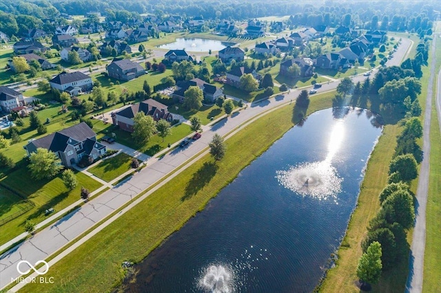 15540 Provincial Ln, Fishers, IN 46040 - aerial perspective of suburban area featuring a large body of water
